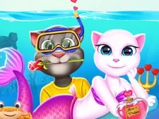 Fată de pisică Valentine Story Apă adâncă