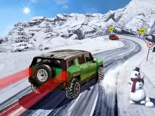 Zăpadă SUV care conduce 3D